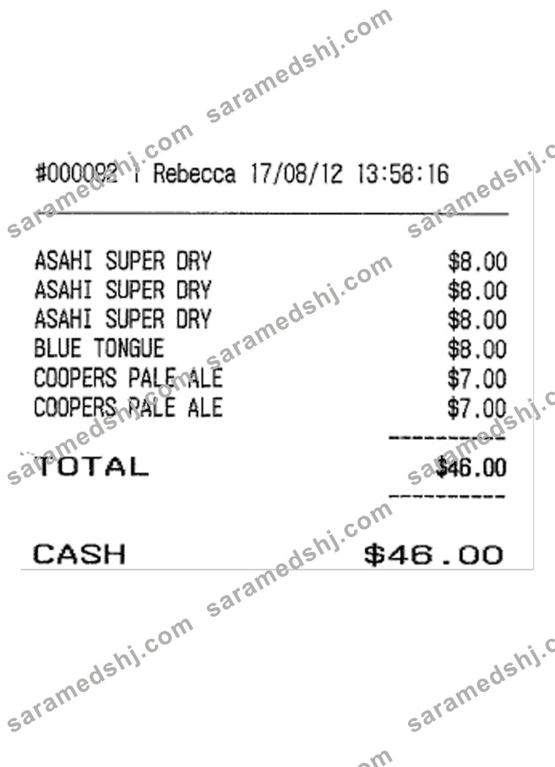 PAYMENT CHECK template